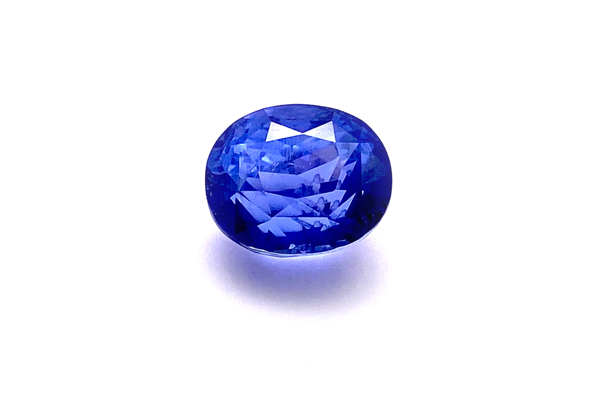 12.397 Carat Blue Sapphire