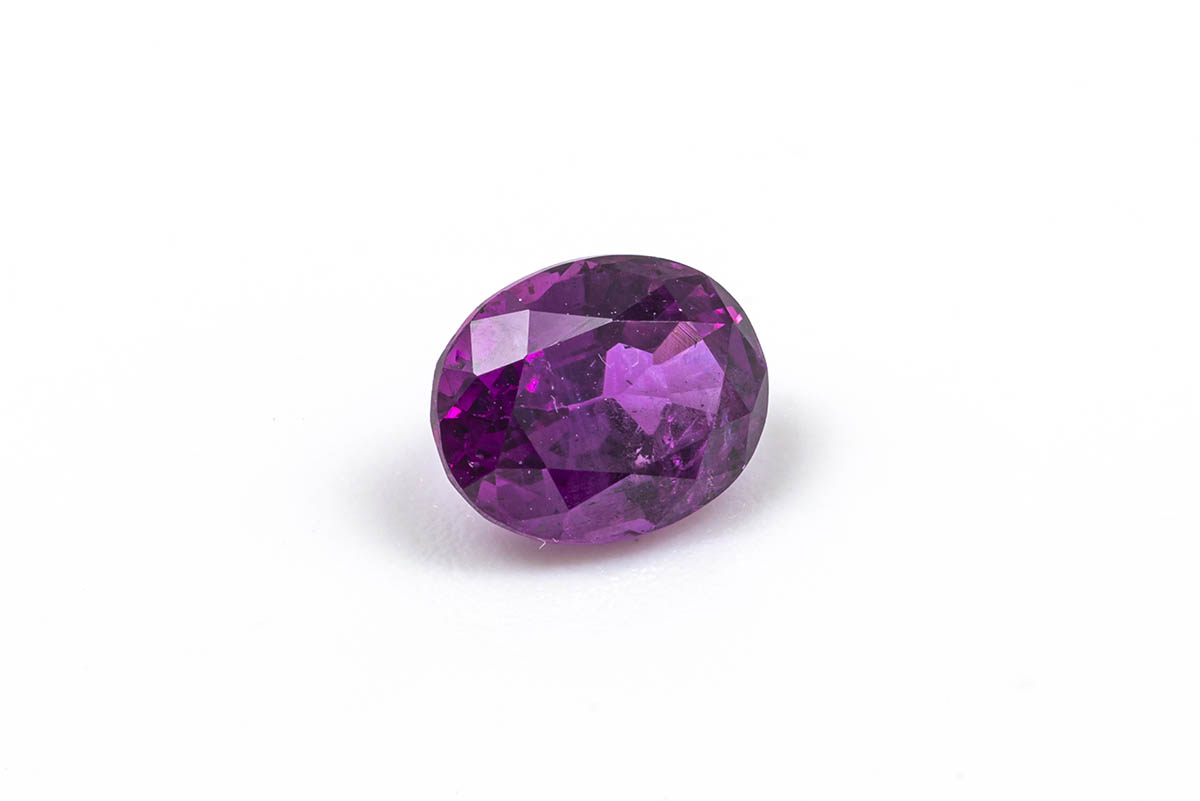 1.355 Carat Purple Sapphire